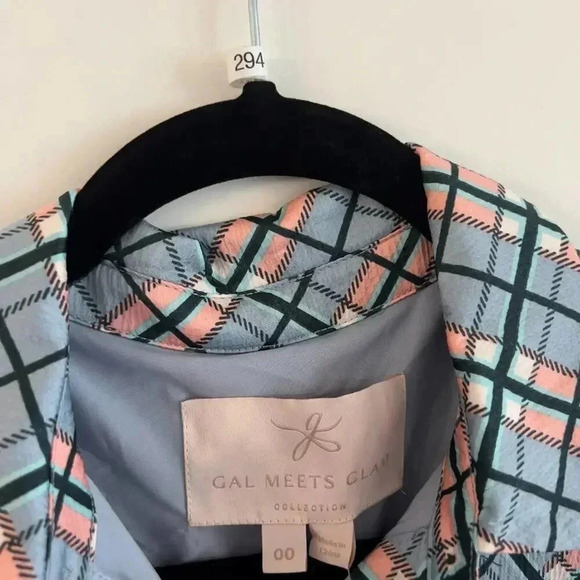 294 Gal Meets Glam Collection Colette Plaid Button Down Maxi Dress - Picture 6 of 9